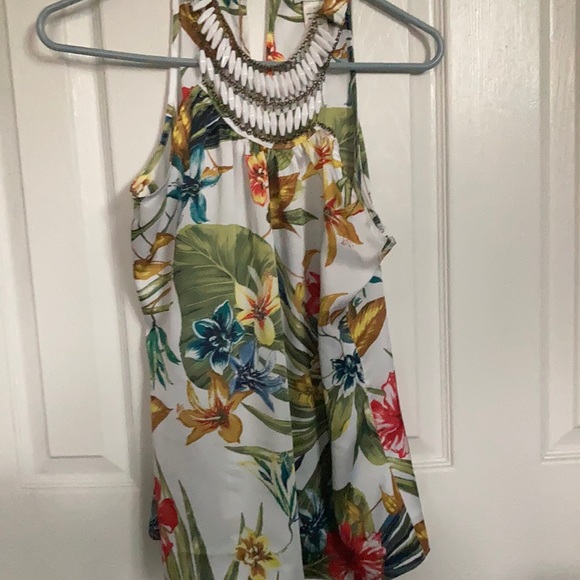 Cache Tops - Cache size small beaded halter top